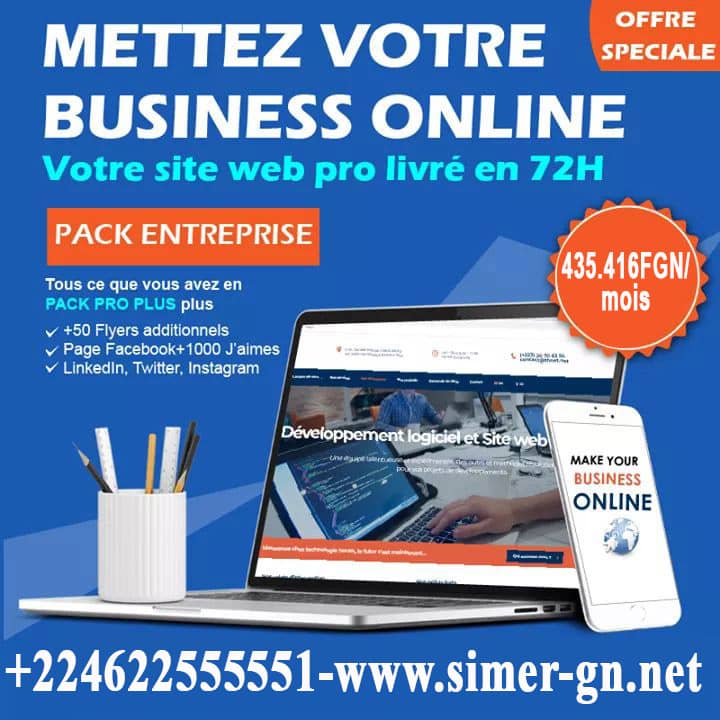 Meilleur Agence de Création de Site Internet en Guinée